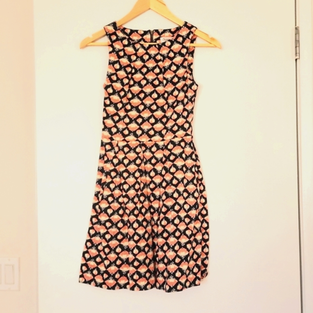 Modcloth Sunny Girl Retro Vintage Fit and Flare Dress